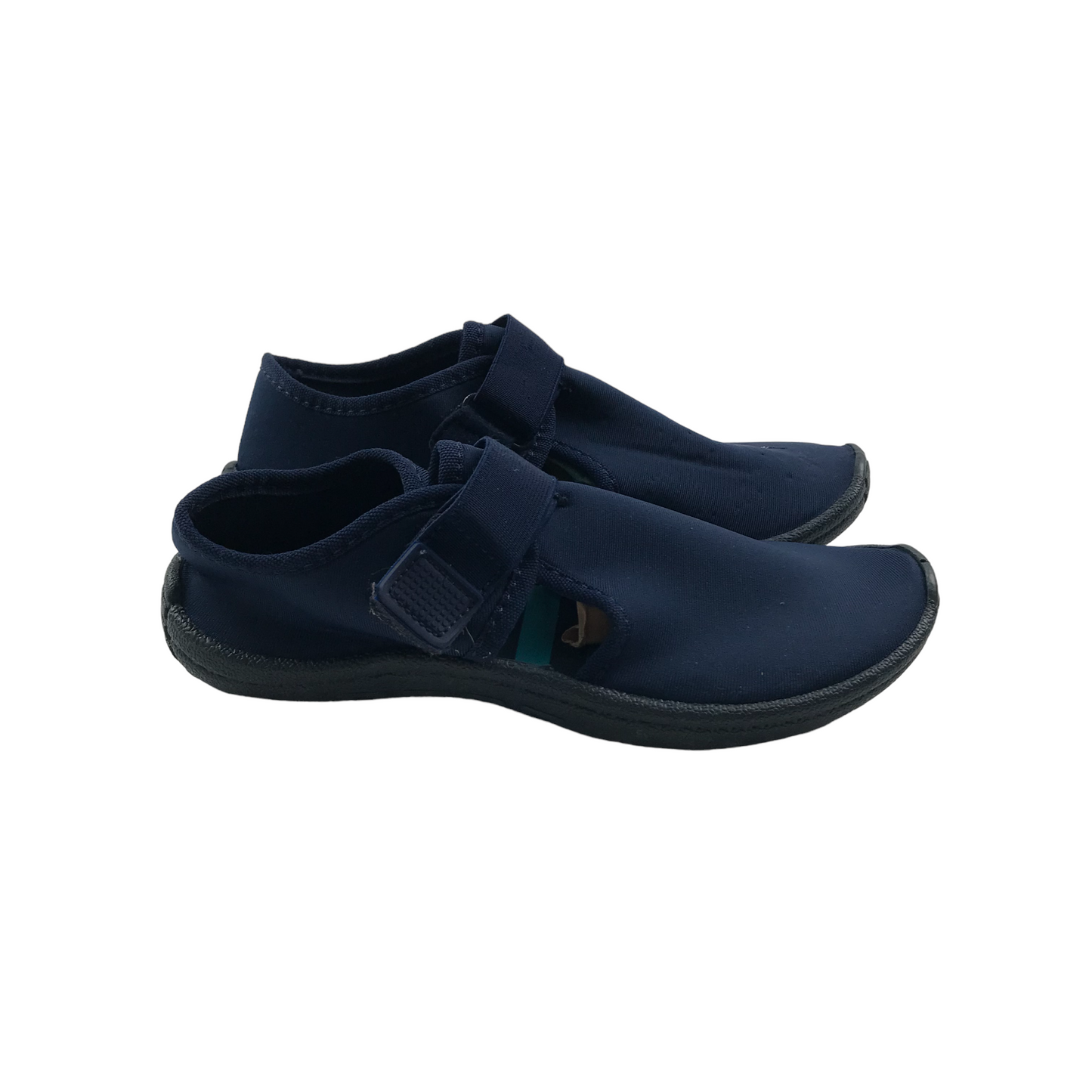 M&S Navy Aqua Shoes Size 1