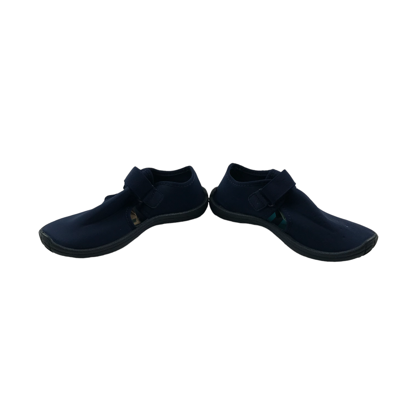 M&S Navy Aqua Shoes Size 1