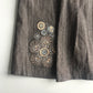 Dress - Greyish Brown Pinafore - Age 5
