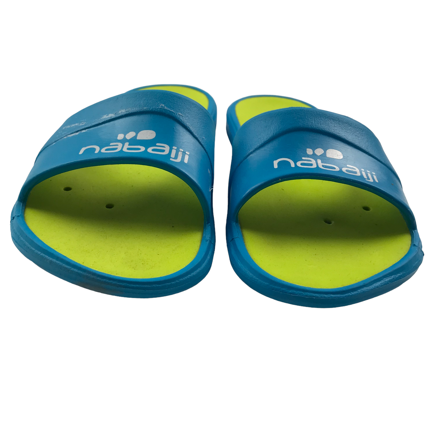 Nabaiji Blue Sliders Shoe Size 10.5 junior