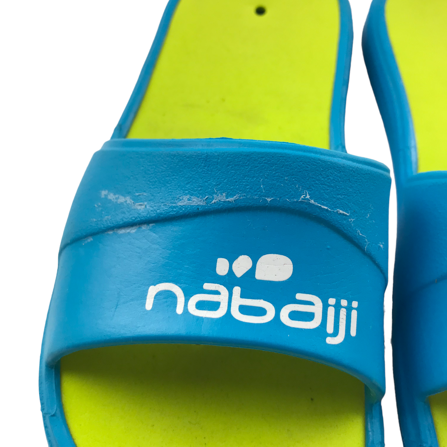 Nabaiji Blue Sliders Shoe Size 10.5 junior