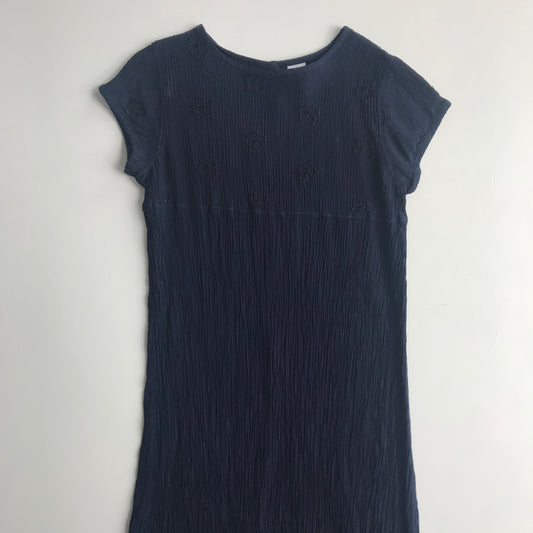 Dress - Navy crepe - Age 6