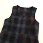 Navy Blue A-line Tartan Pinafore Age 7