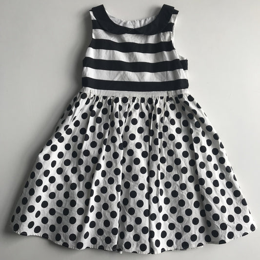 Dress - Polka Dots & Stripes - Age 8