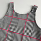 Dress - Black & Pink Check - Age 5