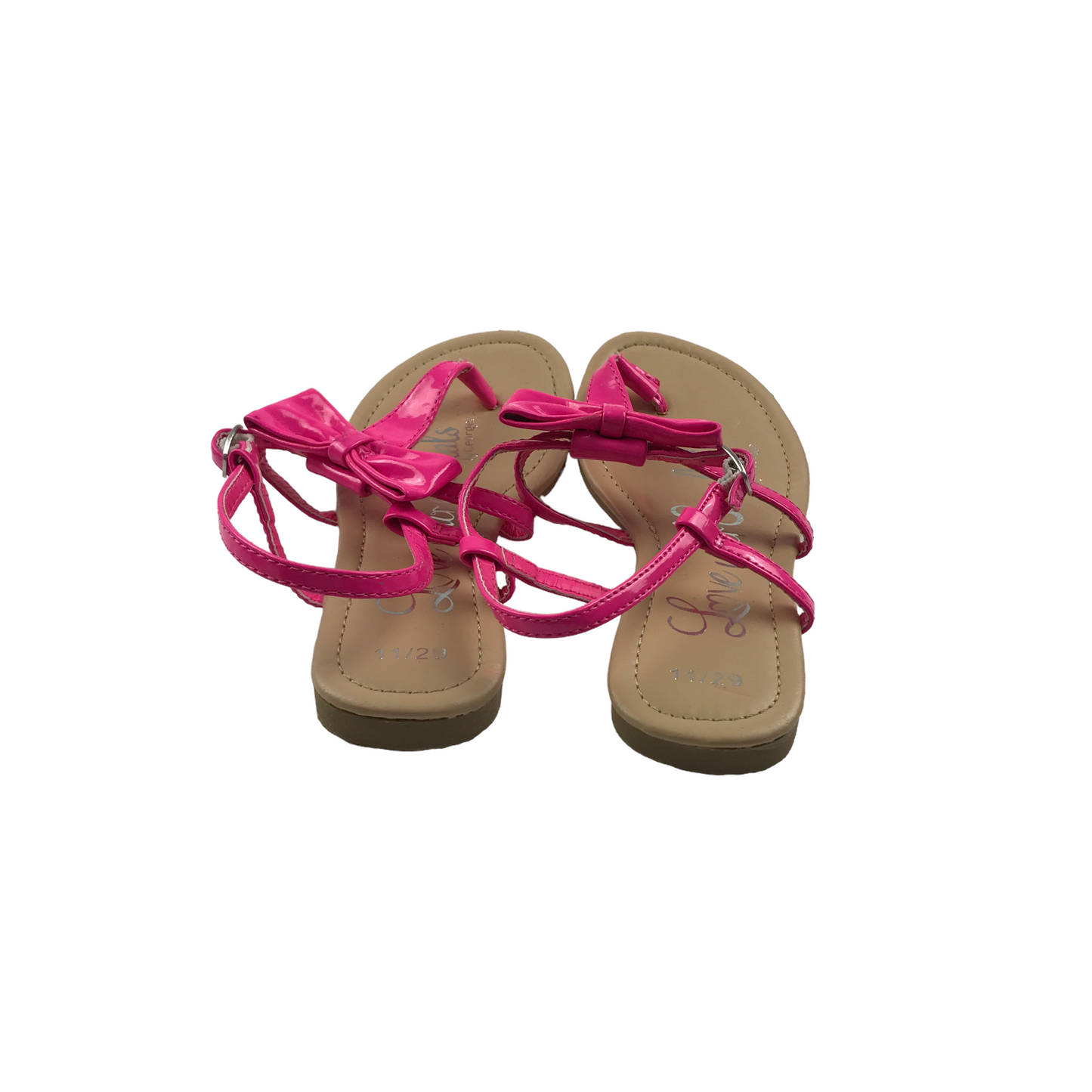 George Bright Pink Sandals Shoe Size 11 junior