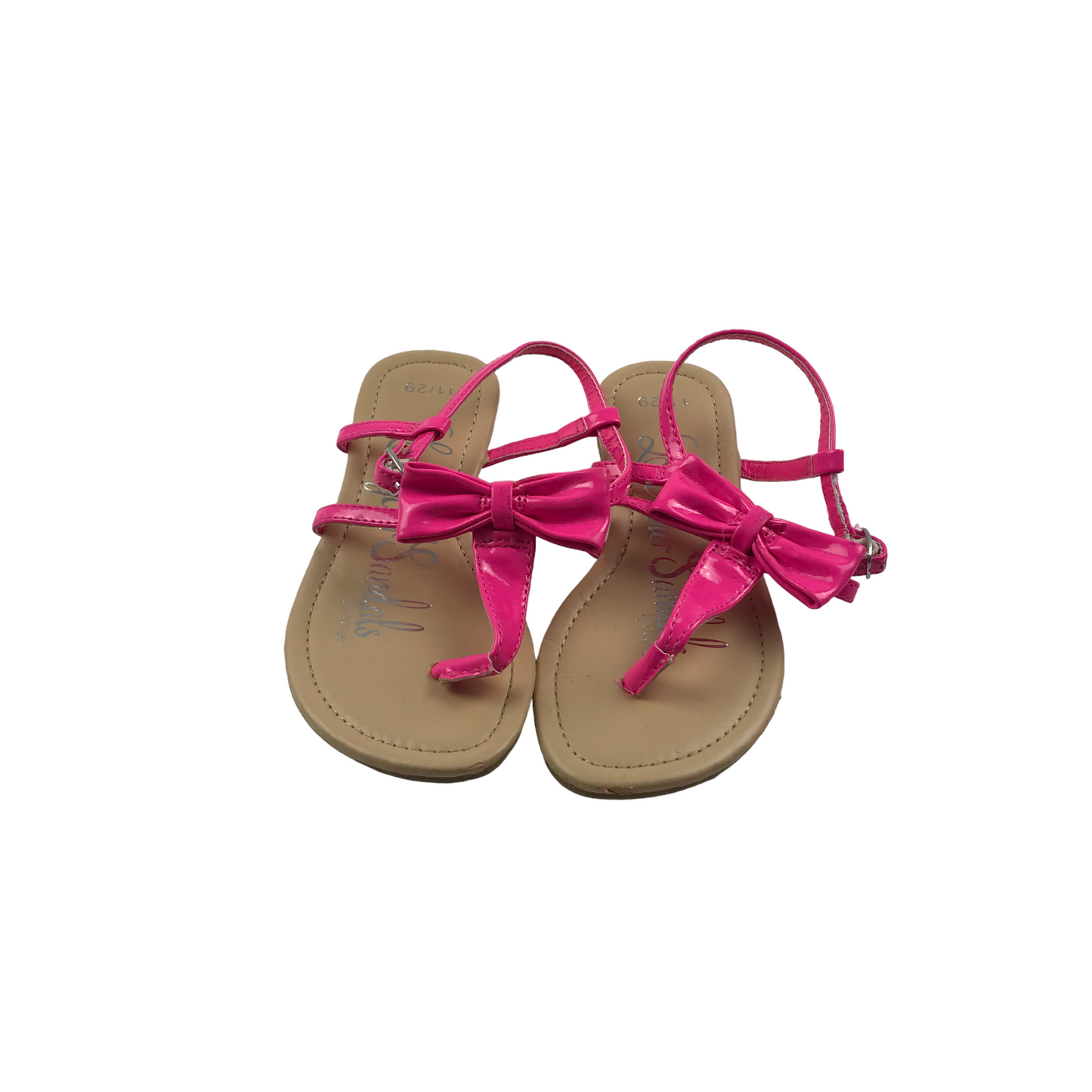 George Bright Pink Sandals Shoe Size 11 junior