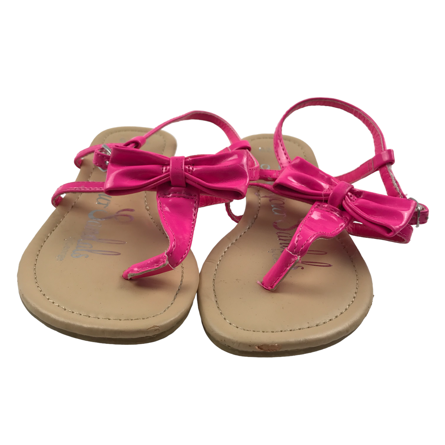 George Bright Pink Sandals Shoe Size 11 junior