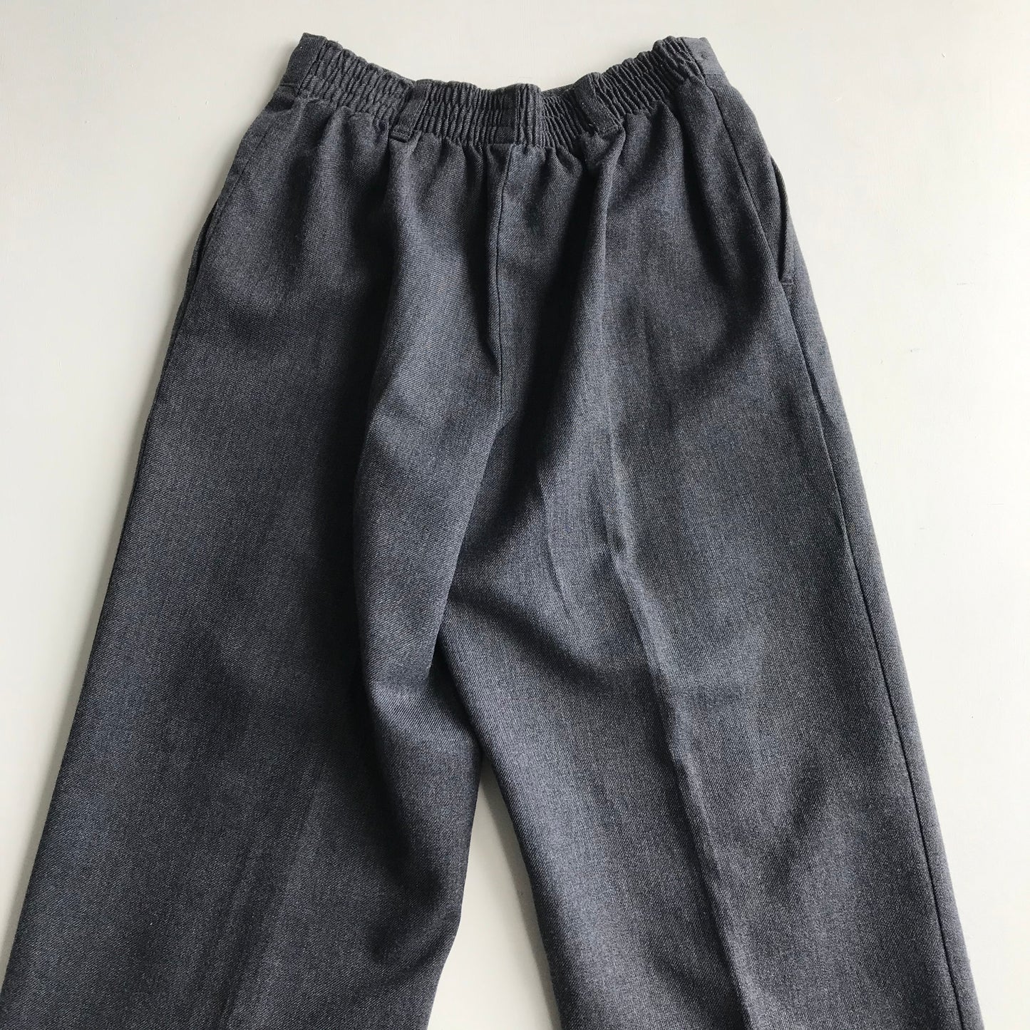 Grey School Trousers with Elasticated Waist