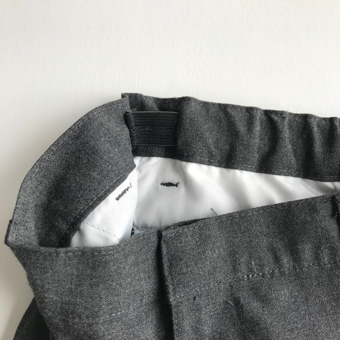 M&S Grey School Trousers with Adjustable Regular Waist