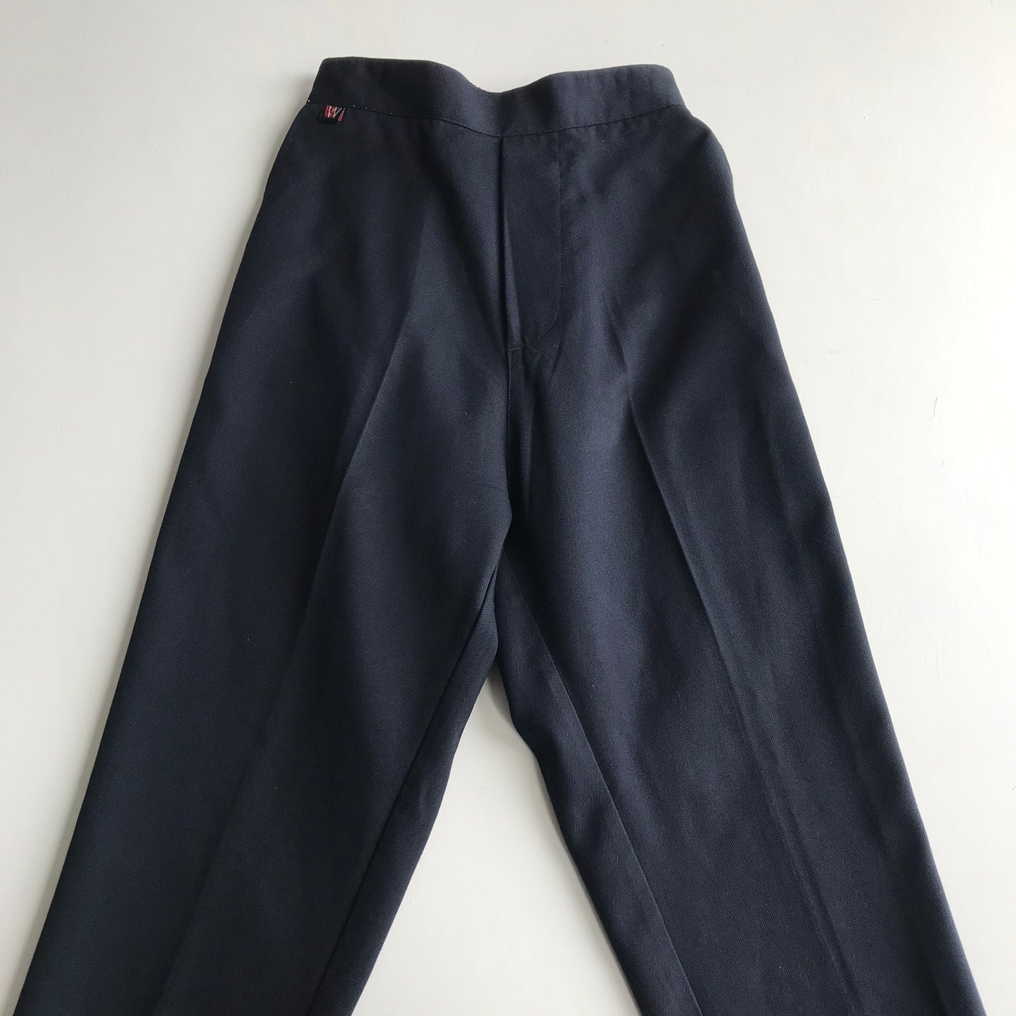 Navy Blue School Trousers with Elasticated Waist