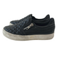 Next Black Quilted Plimsolls Shoe Size 12 (jr)