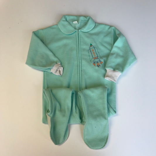 Light Blue Rocket Onesie Age 5