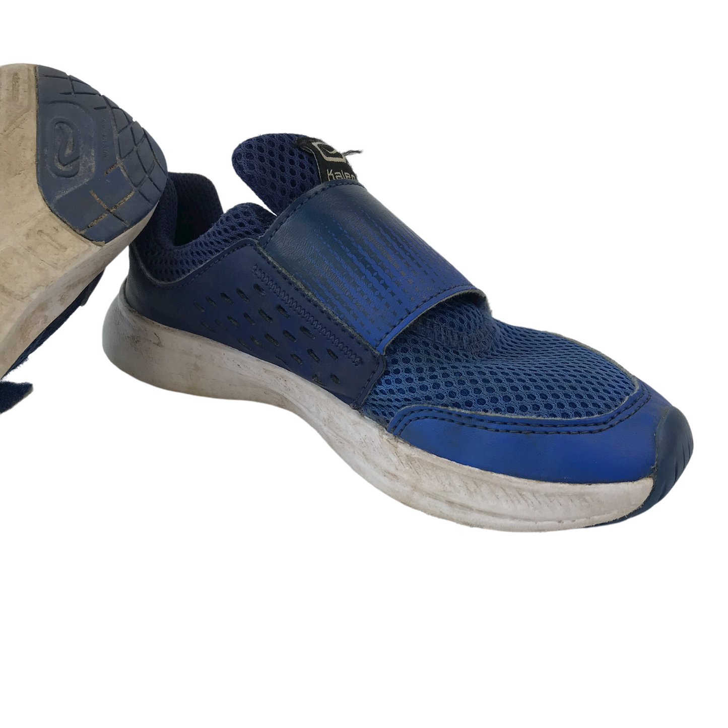 Kalenji Royal Blue Trainers with Straps Shoe Size 12 (jr)