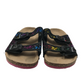 Tu Multicolour and Black Plash Pattern Sliders Shoe Size 1-2