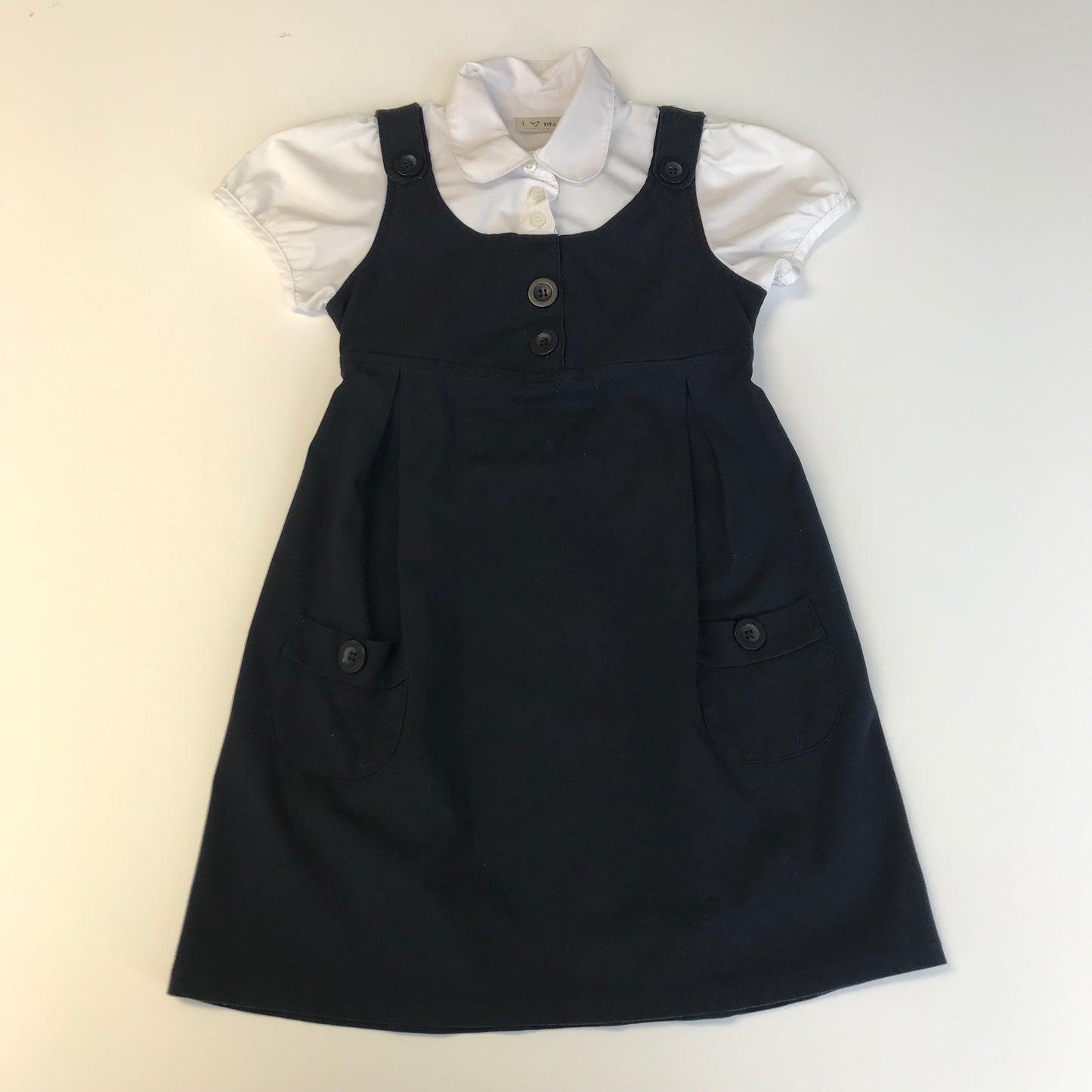 NEXT Navy Blue Pinafore Age 6