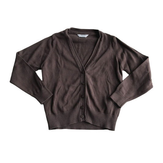 Brown School V-neck Cardigan