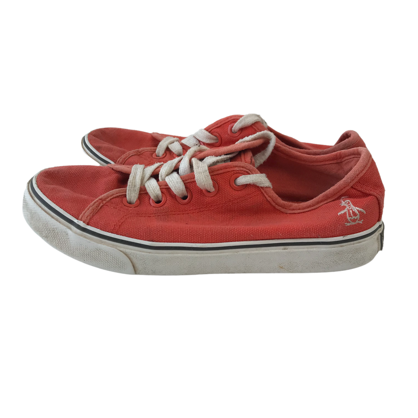 Penguin Red Trainers Shoe Size 1