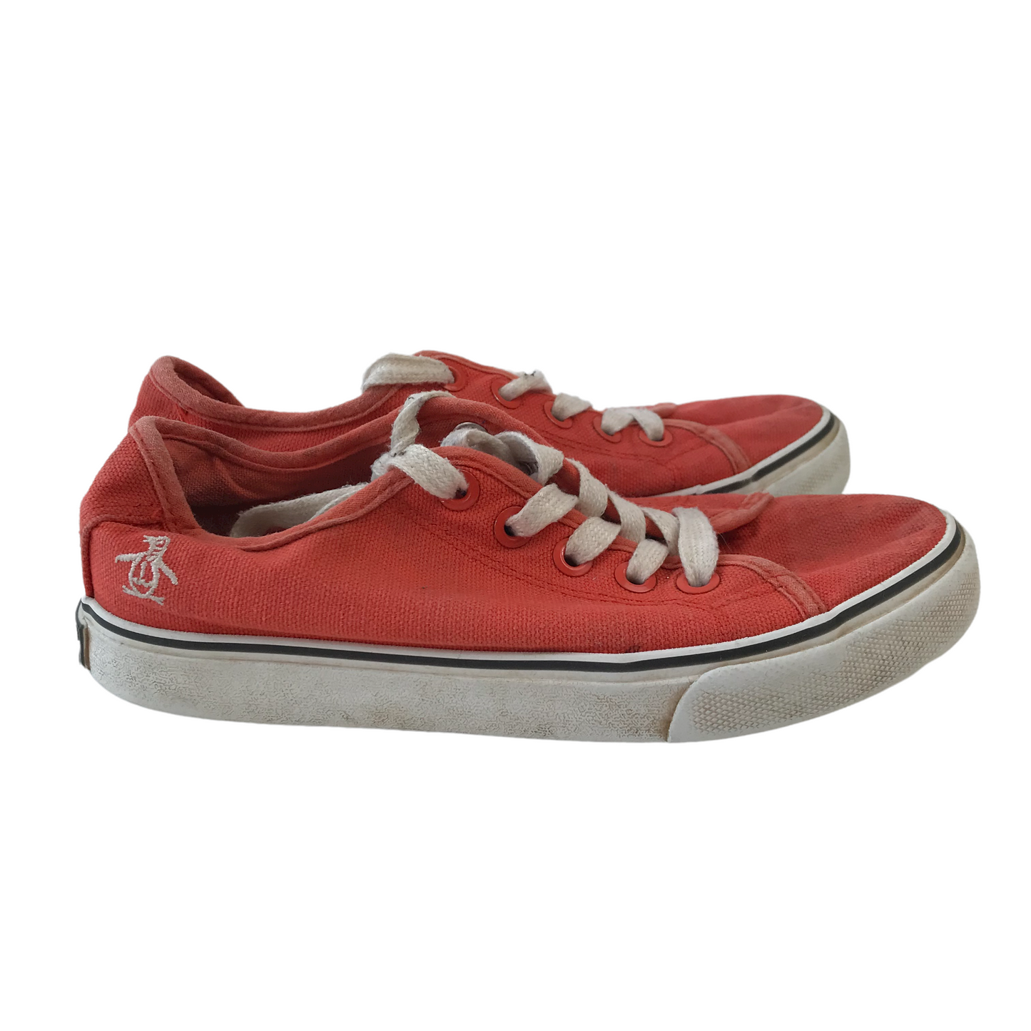 Penguin Red Trainers Shoe Size 1