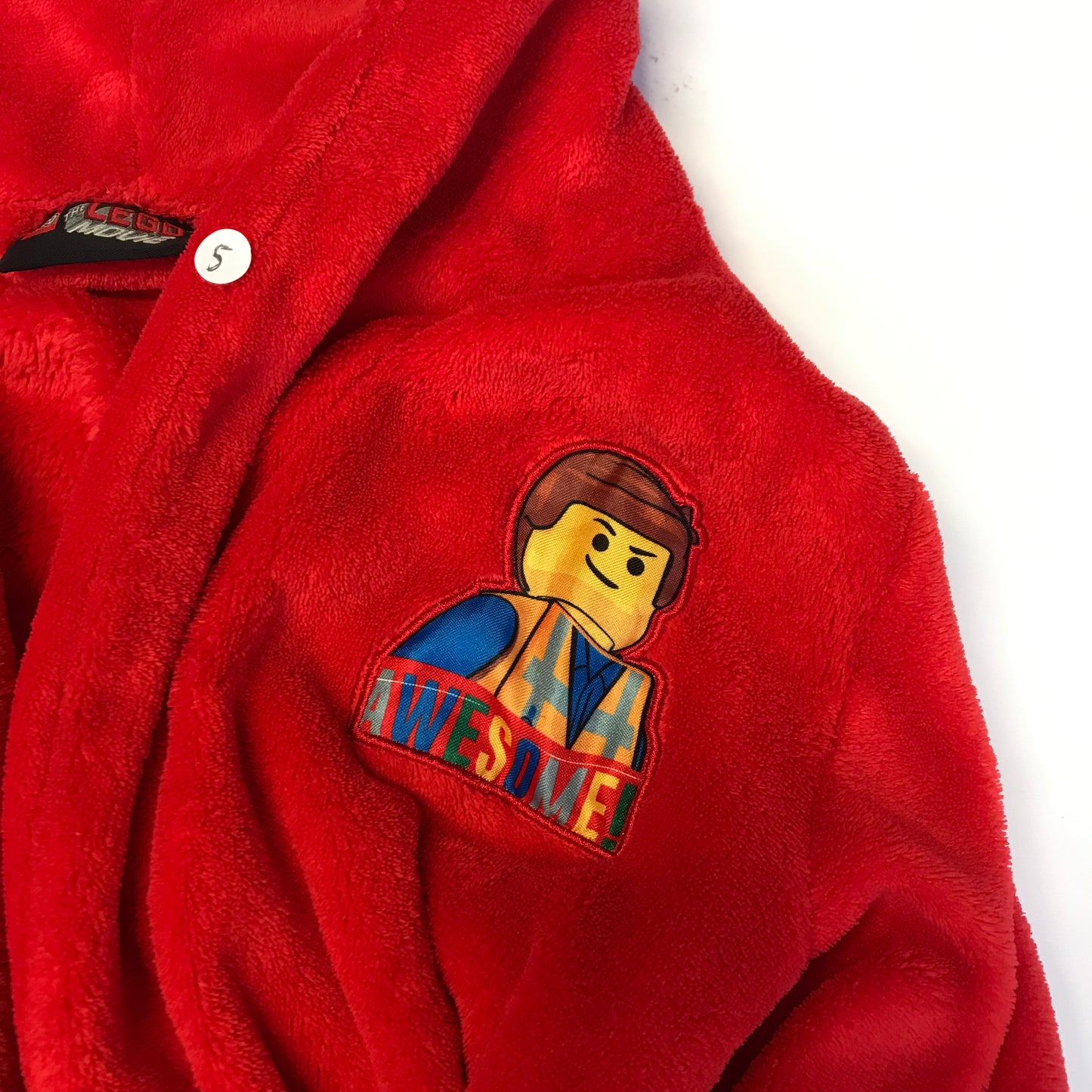 Lego Red Dressing Gown Age 5