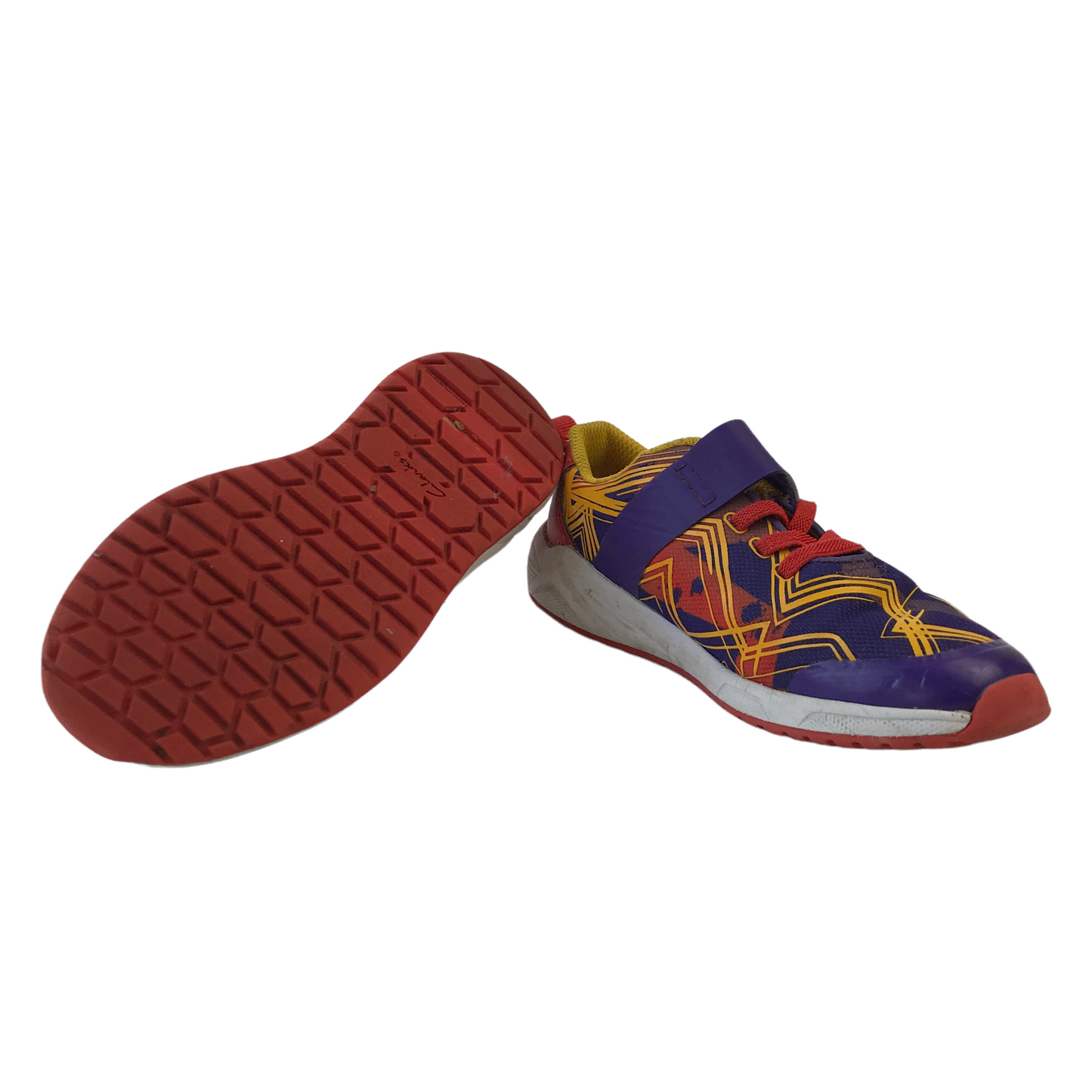 Clarks Multicoloured Trainers Shoe Size 11F (jr)