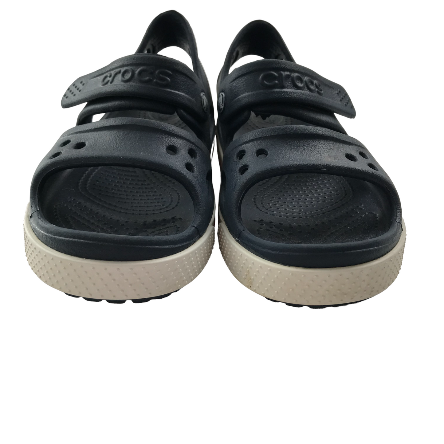 Crocs Navy Blue Sandals Shoe Size 1