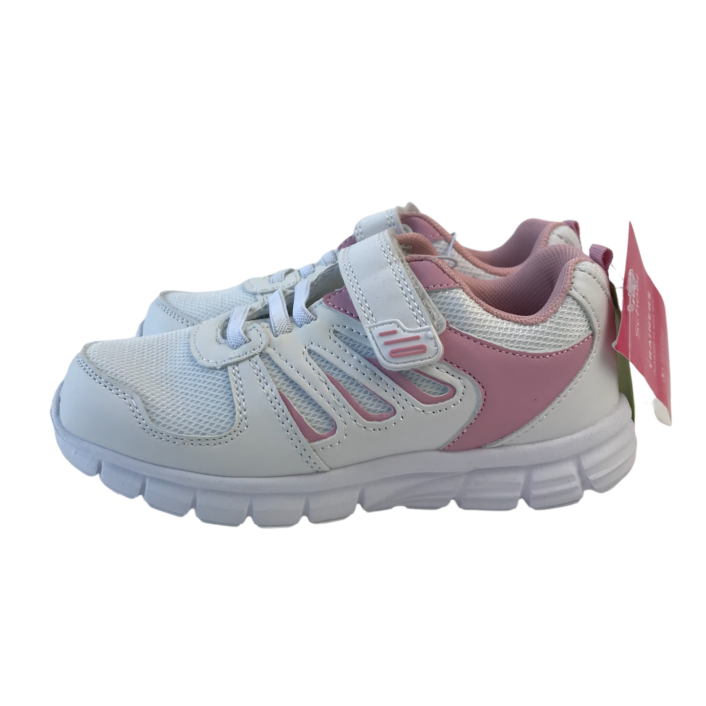 Tu White and Light Pink Trainers Shoe Size 11 (jr)