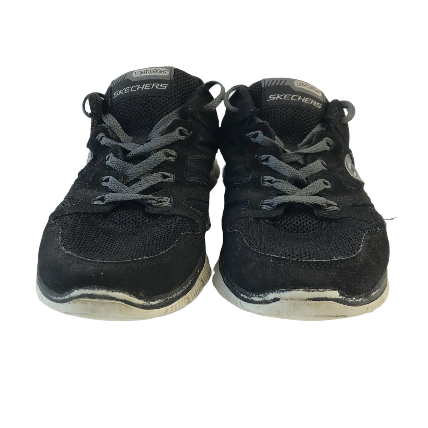 Skechers Lightweight Black Trainers Shoe Size 7