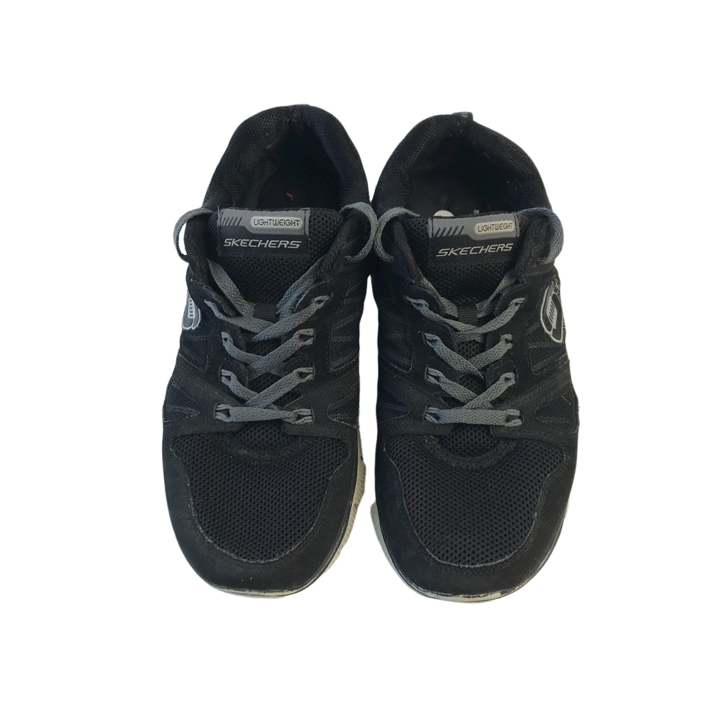 Skechers Lightweight Black Trainers Shoe Size 7