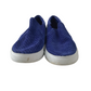 Clarks Royal Blue Suede-like Plimsolls Trainers Shoe Size 5D