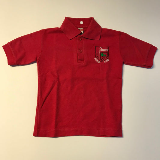 Crookfur Primary Red Polo Shirt