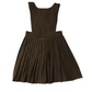 Brown School Pinafore Bib