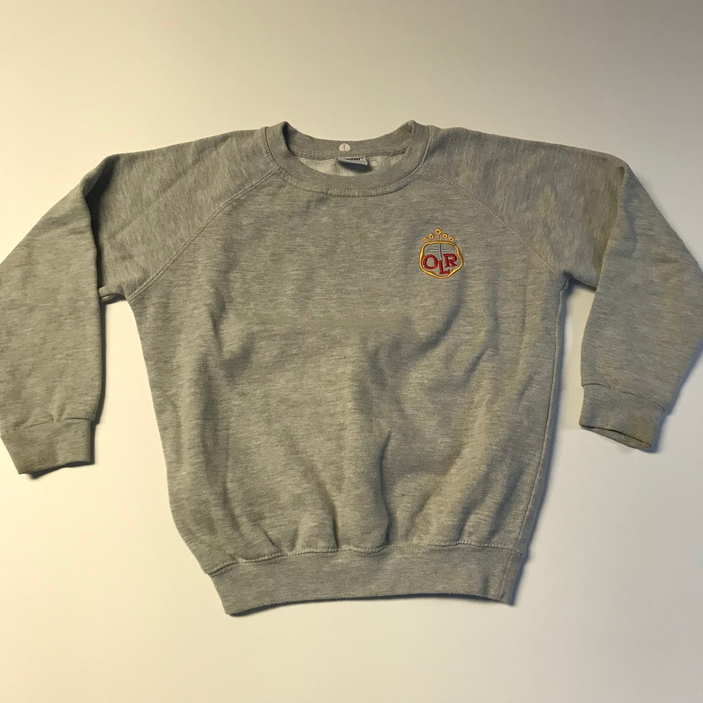 Our Lady of the Rosary Primary Light Grey Sweatshirt Crewneck