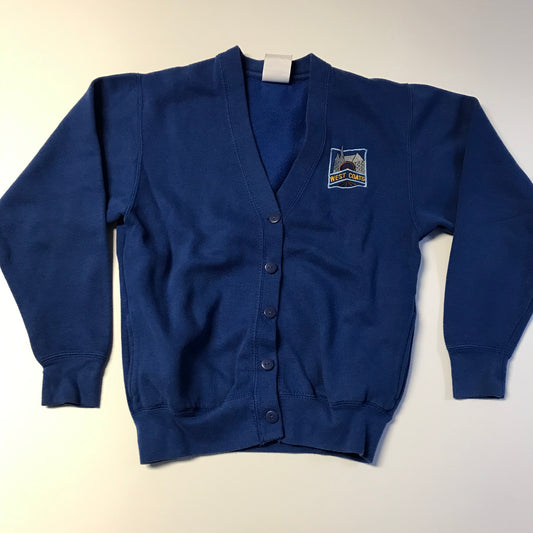 West Coats Primary Royal Blue Jersey Cardigan