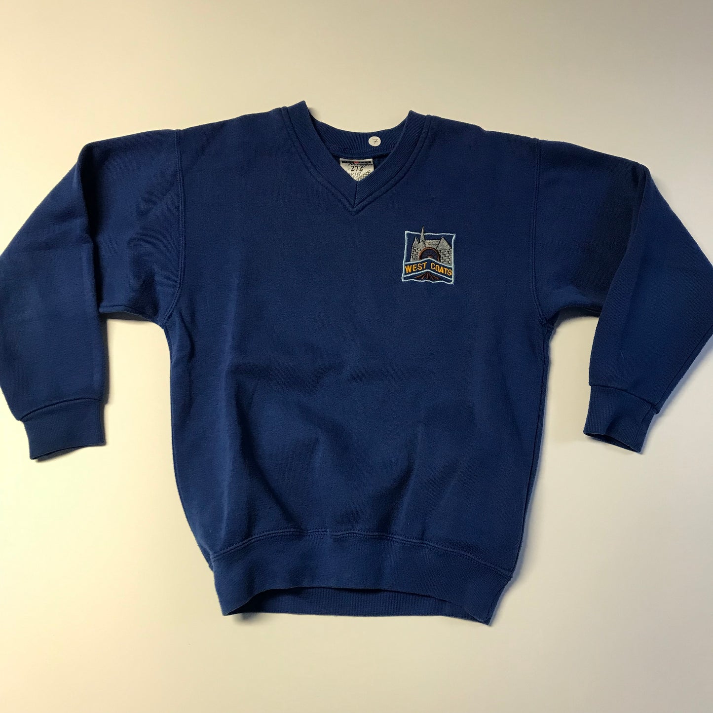 West Coats Primary Royal Blue Sweatshirt V-neck