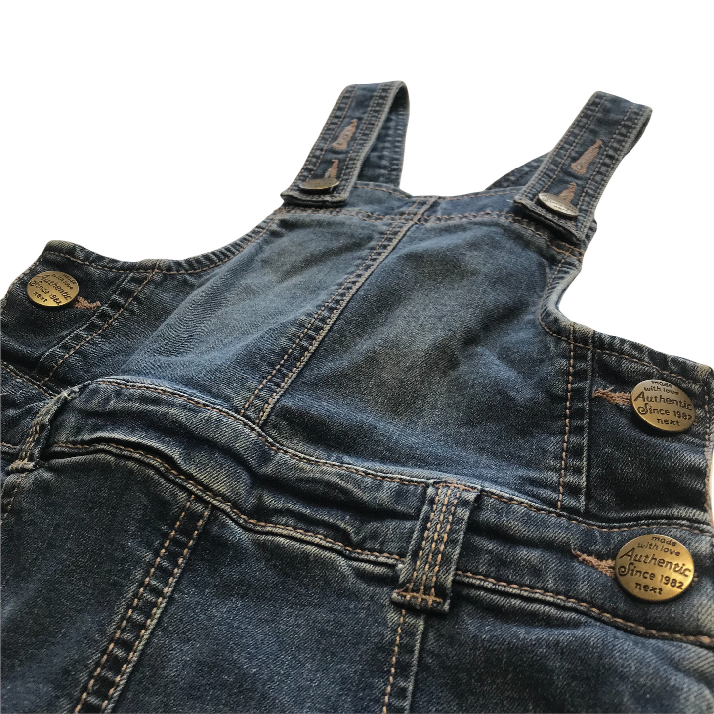 Next Denim Dungaree Dress Age 5