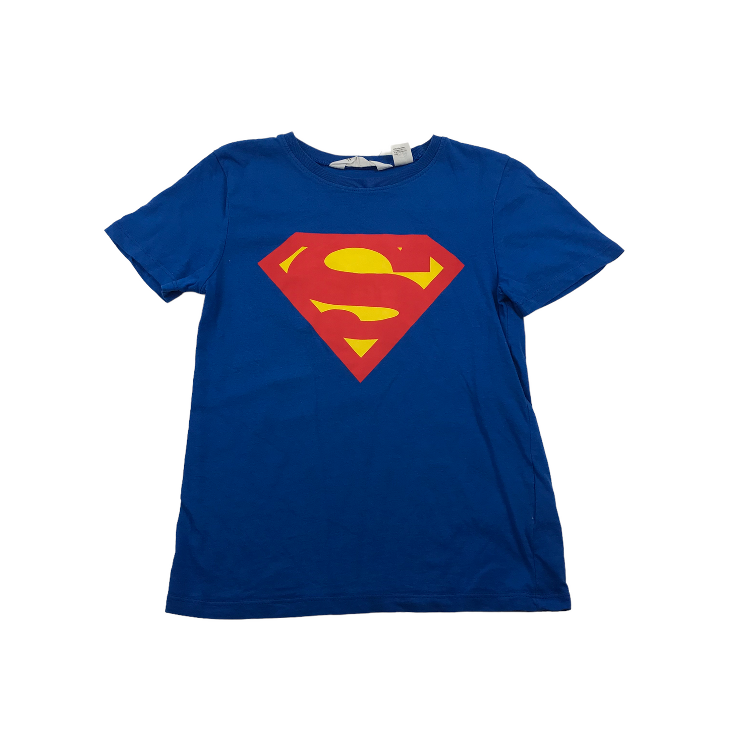 H&M Royal Blue Superman T-shirt Age 7