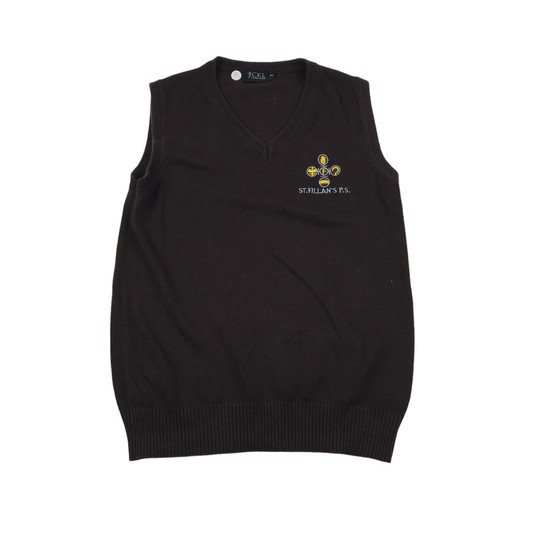 St. Fillan's Primary Brown Tank Top with V-neck