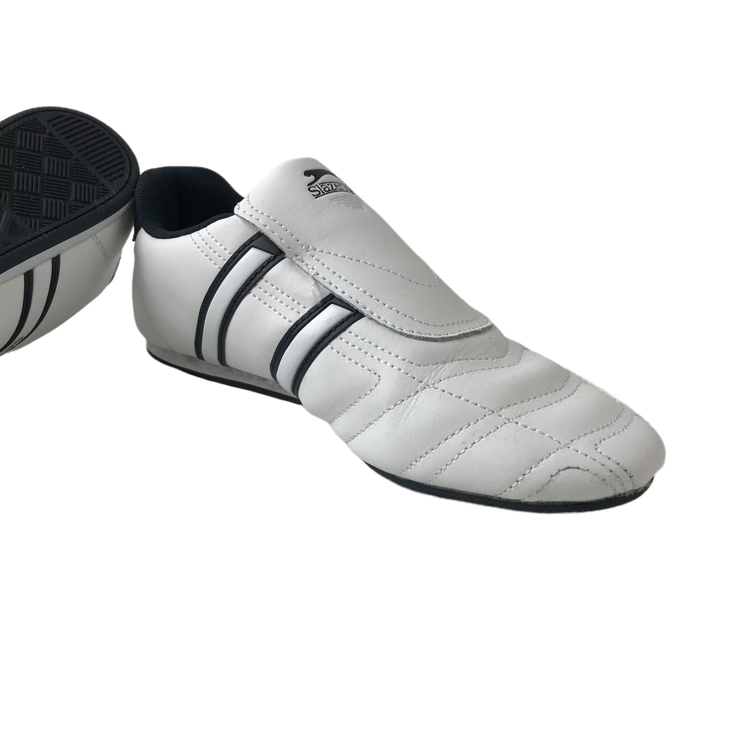Slazenger Warrior White Slip-on Trainers Shoes Size UK 5