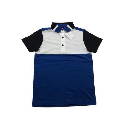 Next Royal Blue and White Polo Shirt Age 6