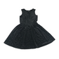 Bluezoo Black Velvet Silver Star Dress Age 9