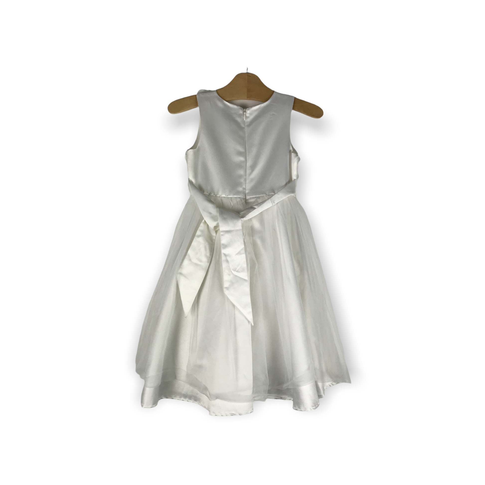 RJR. John Rocha White Floral Formal Dress Age 4 ApparelXchange CIC