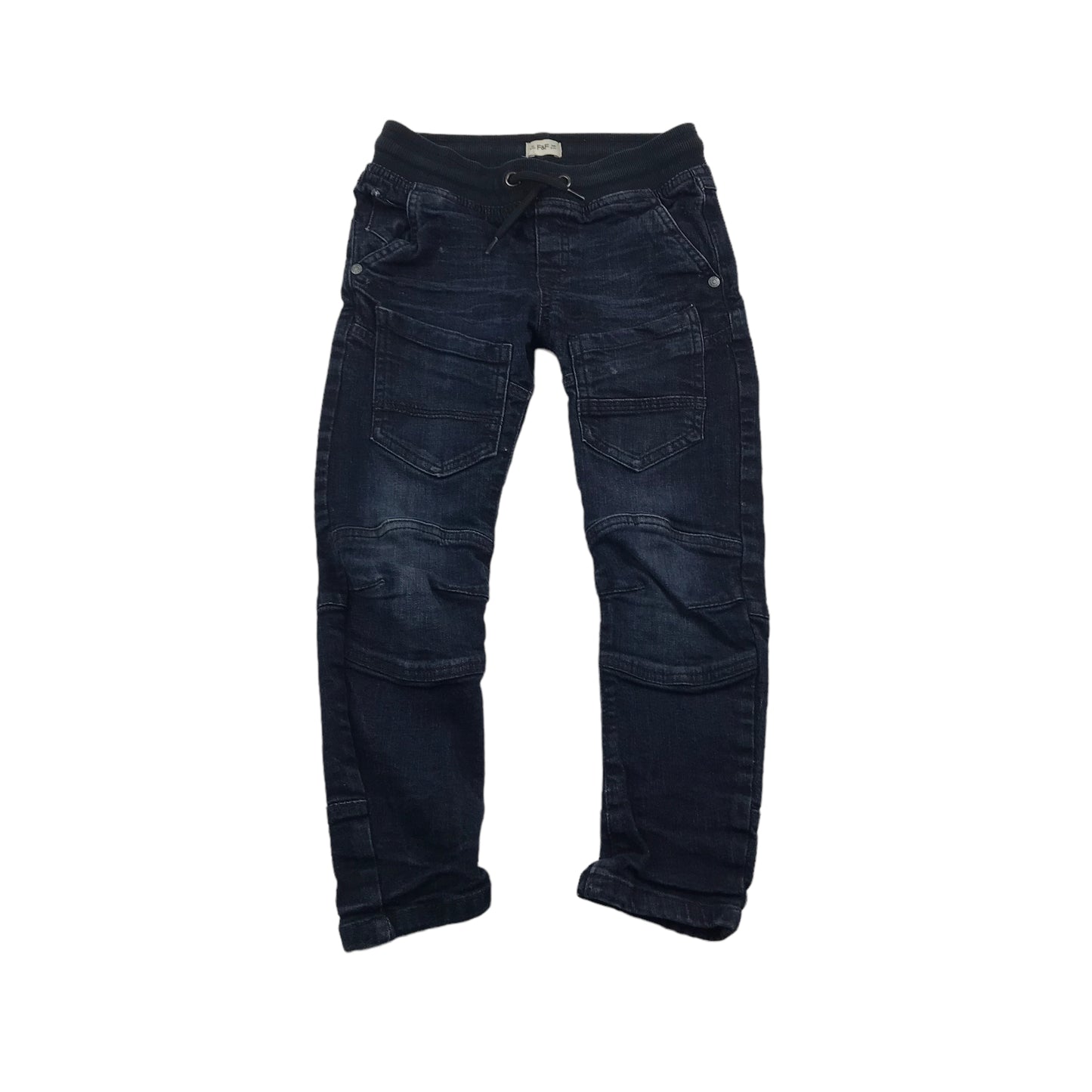 F&F Navy Denim Style Trousers Age 6