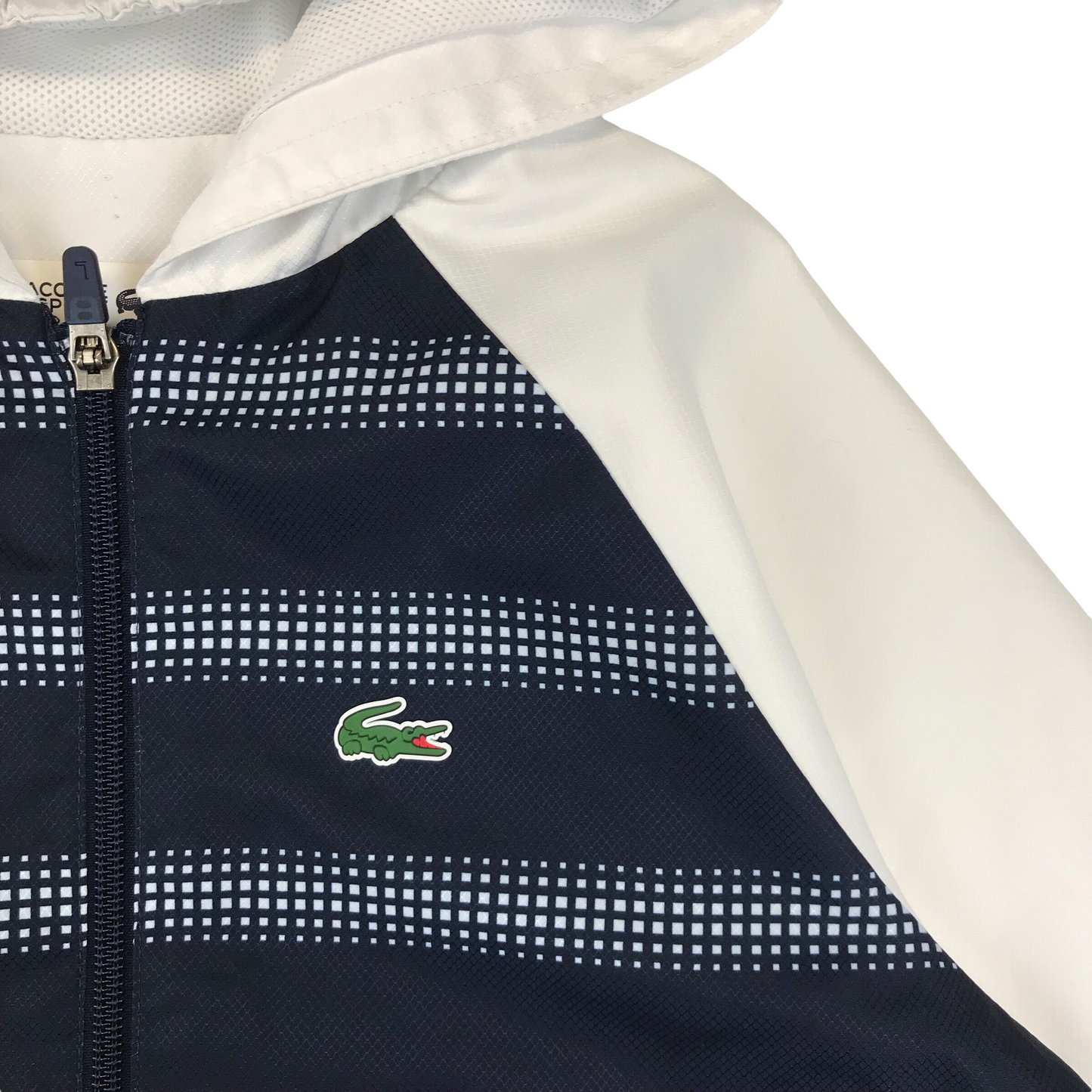 Lacoste Sport Navy and White Light Jacket Age 8