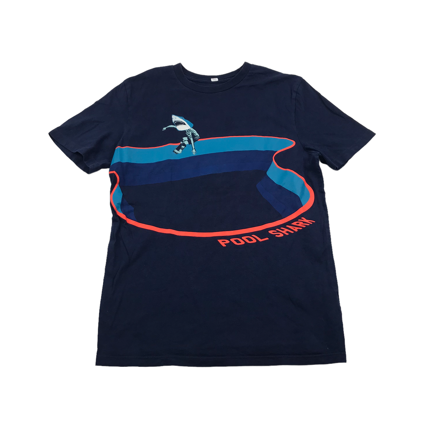 Gap Navy Blue Pool Shark T-shirt Age 12