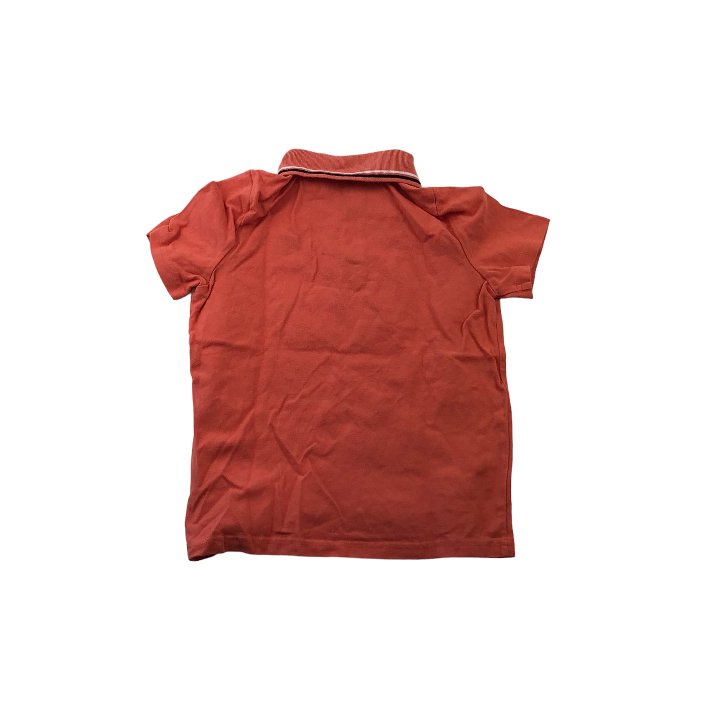 F&F Orange Plain Polo Shirt Age 8