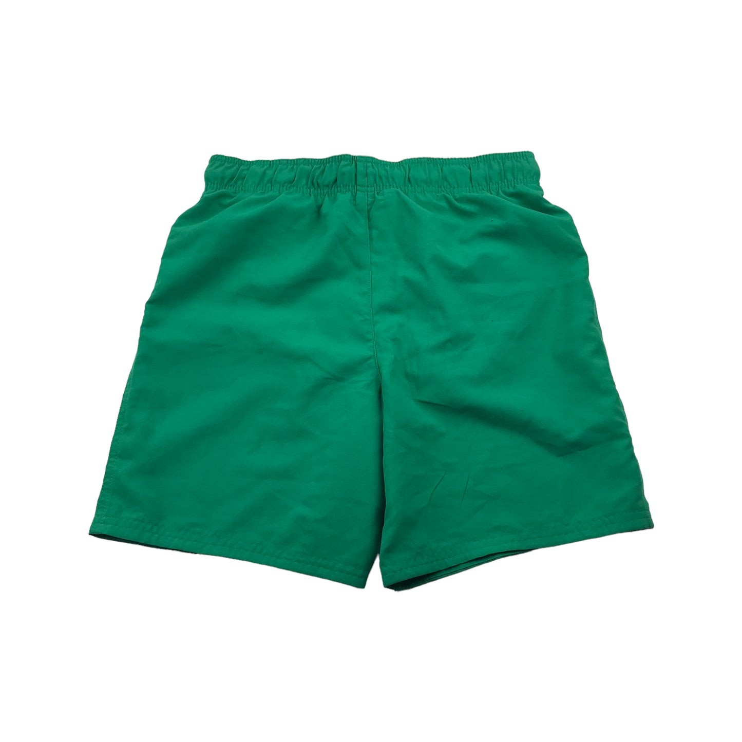 Green Plain Swim Trunks Age 13-14