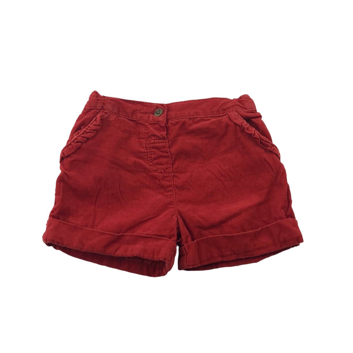 Tu Red Corduroy Shorts Age 4
