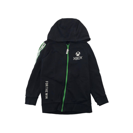 F&F Black Xbox Logo Hoodie Age 7