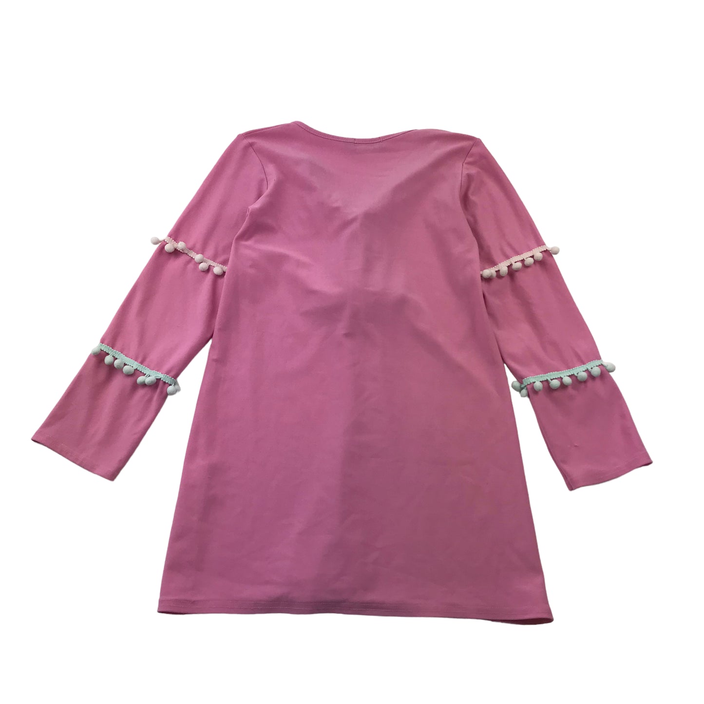 Pretty Little Thing Stretchy Pink Tassel Dress Age 12-14